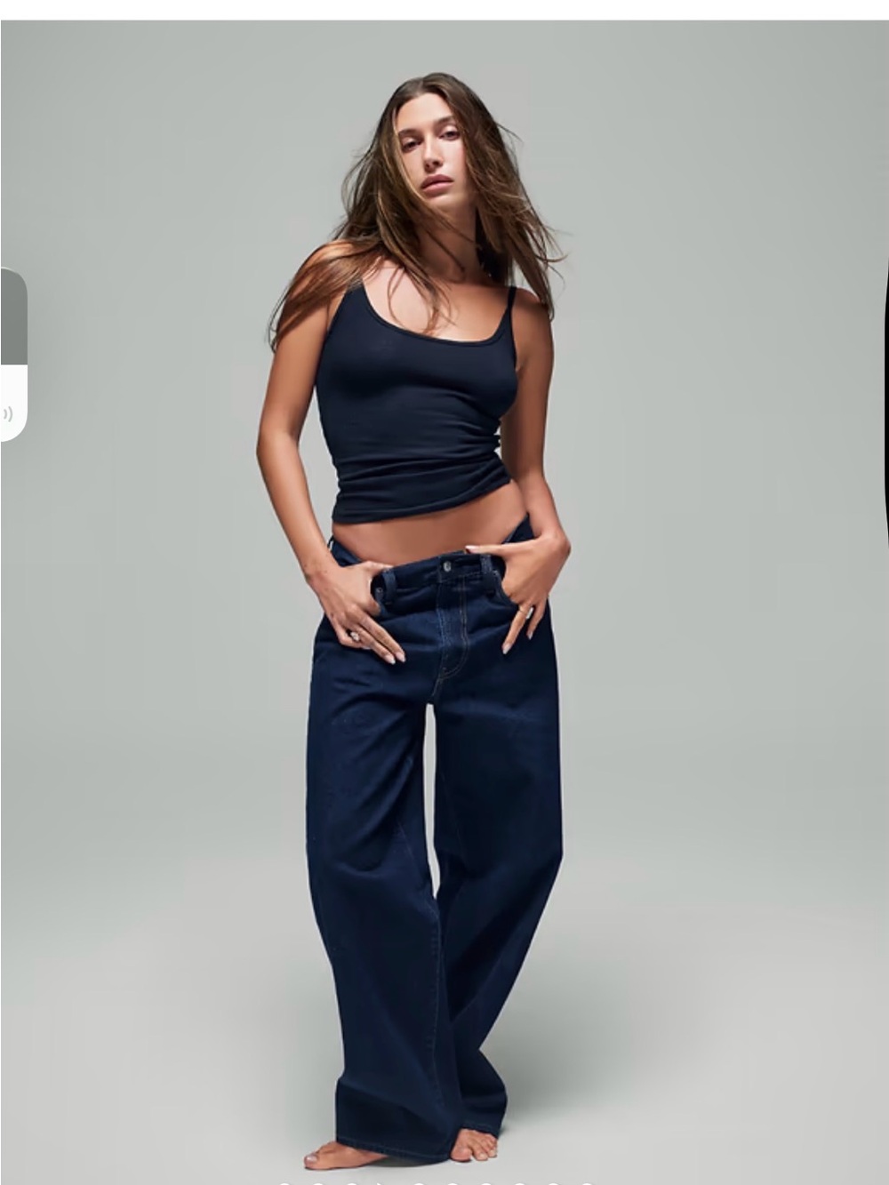 Sold Out Hailey Bieber x GAP Midnight Indigo Extra Baggy Jeans